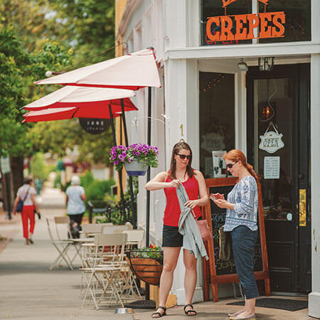 Betsey's Crepes in Southern Pines, NC.