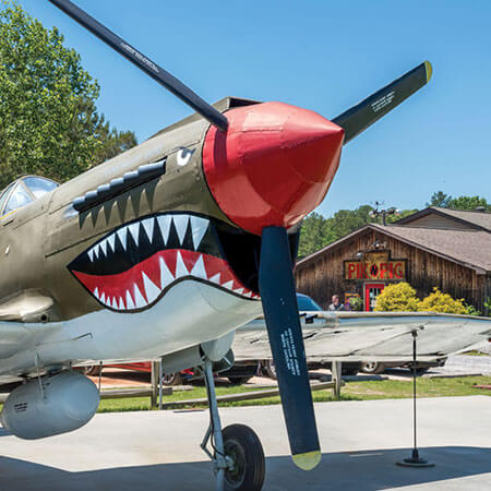 Pik-N-Pig BBQ restaurant at airfield