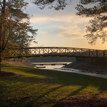 Iconic Bridge at Reservoir Park