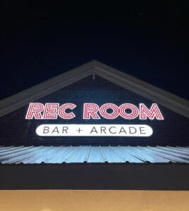 Rec Room Bar + Arcade Sign