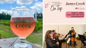 James Creek Cider Symphony flyer