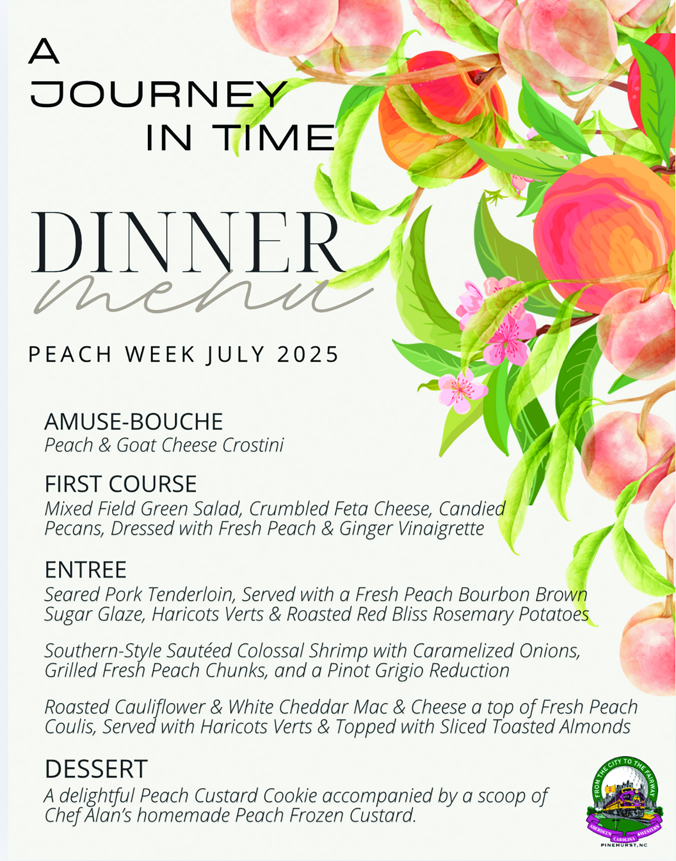 Journey in Time dinner train